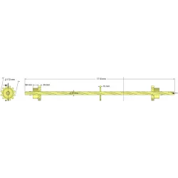 Rouleau n° 340 – rouleau Ø172 mm, pas 36 mm | fabricant KiJ