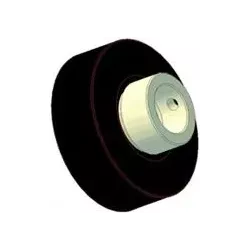 Rouleau n° 146 – rouleau en caoutchouc Ø65 mm pour machines Amac | OEM Amac 6.39.00-3 | fabricant KiJ