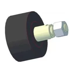 Rouleau n° 147 – rouleau en caoutchouc Ø80 mm pour machines Amac | OEM Amac 10.39.00 | fabricant KiJ