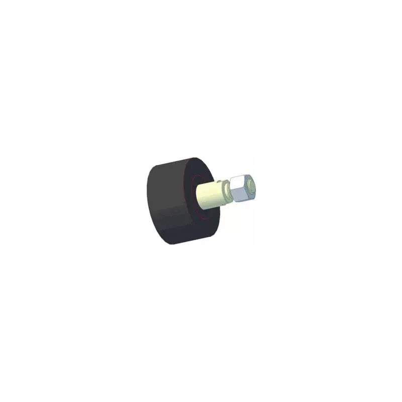 Rouleau n° 147 – rouleau en caoutchouc Ø80 mm pour machines Amac | OEM Amac 10.39.00 | fabricant KiJ
