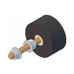 Rouleau n° 180 – rouleau en caoutchouc Ø80 mm | fabricant KiJ