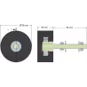 Rouleau n° 180 – rouleau en caoutchouc Ø80 mm | fabricant KiJ