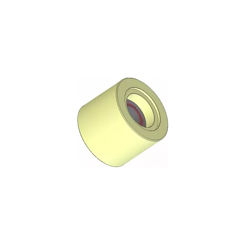 Rouleau n° 253 – rouleau porteur en plastique Ø75 mm pour machines Grimme | OEM Grimme 088.00298 | fabricant KiJ