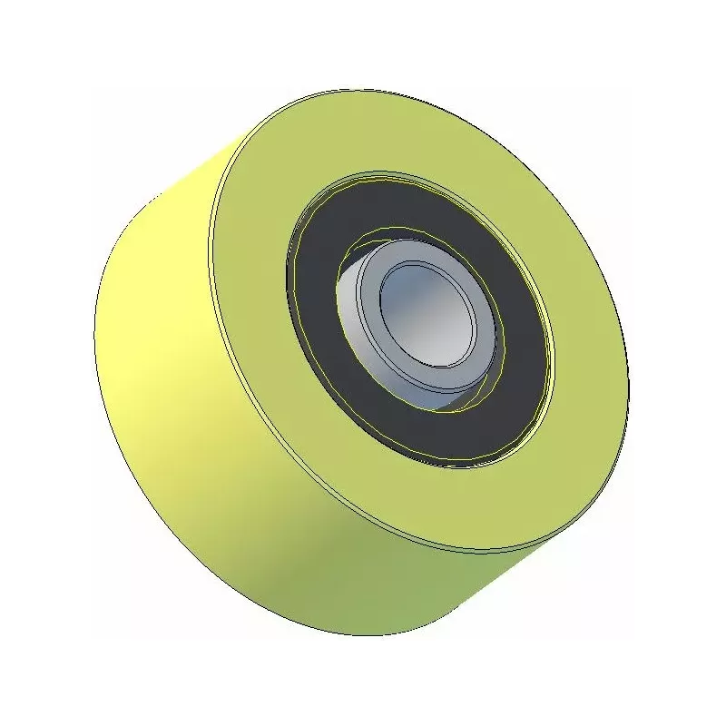 Rouleau n° 257 – rouleau porteur en plastique Ø62 mm pour machines Grimme | OEM Grimme 602.00169 | fabricant KiJ