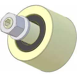 Rouleau n° 262 – rouleau porteur en plastique Ø70 mm pour machines AVR | OEM AVR 4302.15.80 | fabricant KiJ