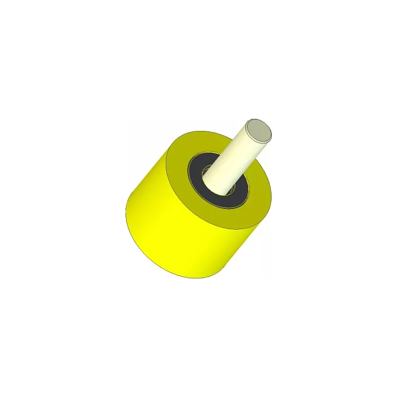 Rouleau n° 283 – rouleau porteur en plastique Ø80 mm pour machines Dewulf | OEM Dewulf 2660001B | fabricant KiJ