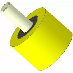 Rouleau n° 285 – rouleau porteur en plastique Ø80 mm pour machines Dewulf | OEM Dewulf 2660001C | fabricant KiJ