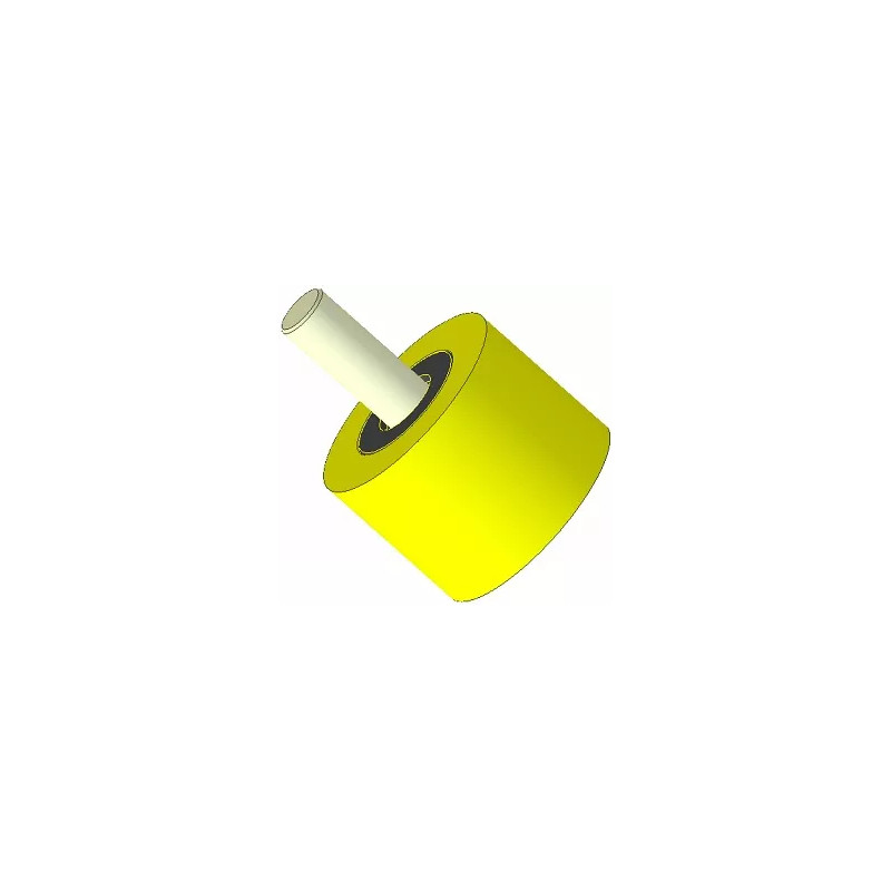 Rouleau n° 285 – rouleau porteur en plastique Ø80 mm pour machines Dewulf | OEM Dewulf 2660001C | fabricant KiJ