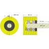 Rouleau n° 285 – rouleau porteur en plastique Ø80 mm pour machines Dewulf | OEM Dewulf 2660001C | fabricant KiJ