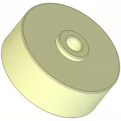Rouleau n° 295 – rouleau porteur en plastique Ø80 mm pour machines Dewulf | OEM Dewulf 2660222 | fabricant KiJ