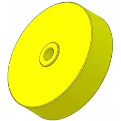 Rouleau n° 318 – rouleau en plastique Ø150 mm pour machines Guaresi | OEM Guaresi P7755190000 | fabricant KiJ