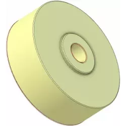 Rouleau n° 329 – rouleau porteur en plastique Ø80 mm pour machines Sandei | OEM Sandei 81D14 | fabricant KiJ