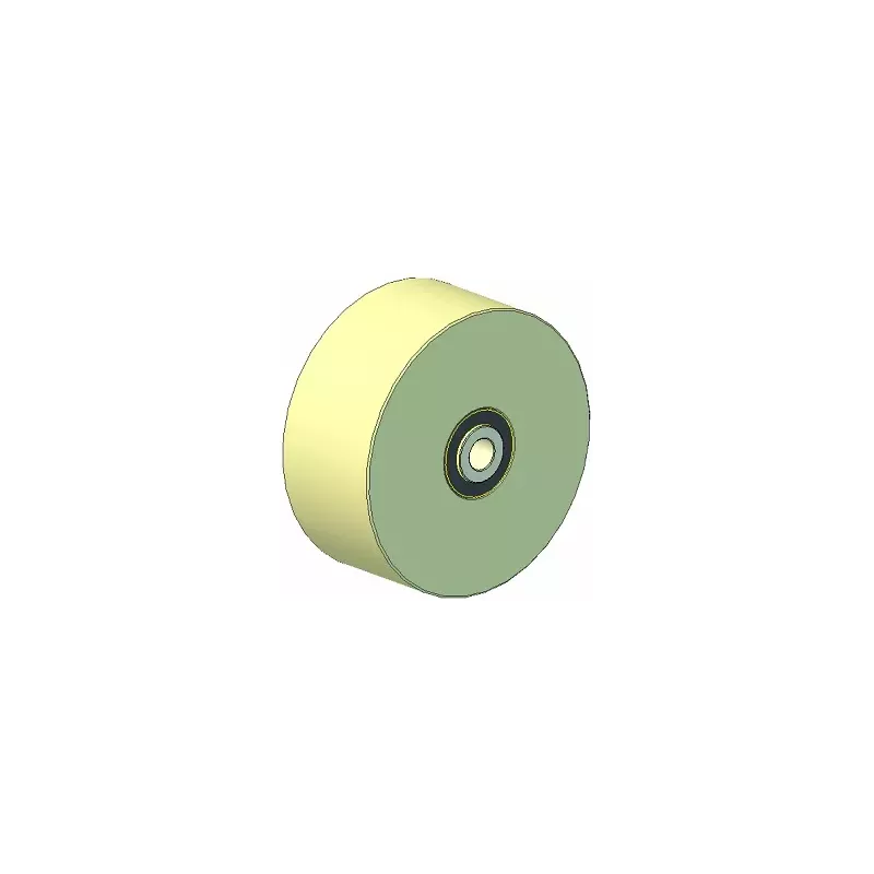 Rouleau n° 65 – rouleau tendeur en plastique Ø150 mm pour machines Grimme | OEM Grimme 200.40200, 200.31376 | fabricant KiJ
