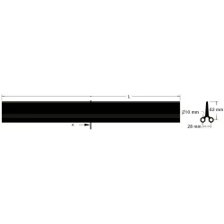 Palette L-600 pas 28–32 mm – palette pour tapis au pas de 28–32 mm | fabricant KiJ