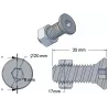 Boulon de soc – pièce de rechange fabriquée par KiJ | fabricant KiJ