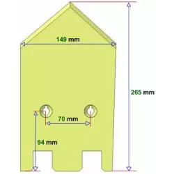 Soc gauche 6-149-256L pour arracheuse de pommes de terre Grimme | OEM Grimme 089.00032 | fabricant KiJ