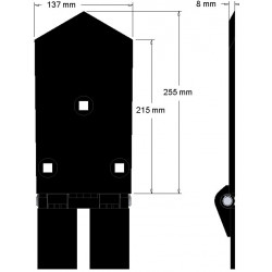 Soc central 8-137-255 – soc pour arracheuses Wuhlmaus | OEM Wuhlmaus 0000204300 | fabricant KiJ