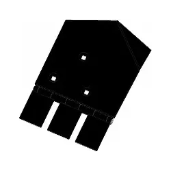 Soc gauche 8-250-255L – soc pour arracheuses Wuhlmaus | OEM Wuhlmaus 0000214100 | fabricant KiJ