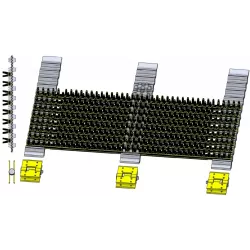 Tapis à fanes SE 75/85-55 sur 3 courroies V – tapis pour arracheuse de pommes de terre Grimme SE 75/85-55 | fabricant KiJ